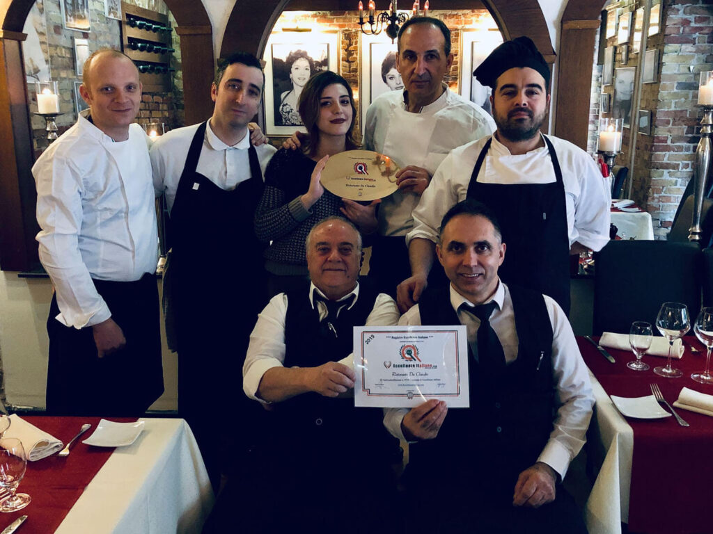 Teamet hos Restaurante Da Claudio